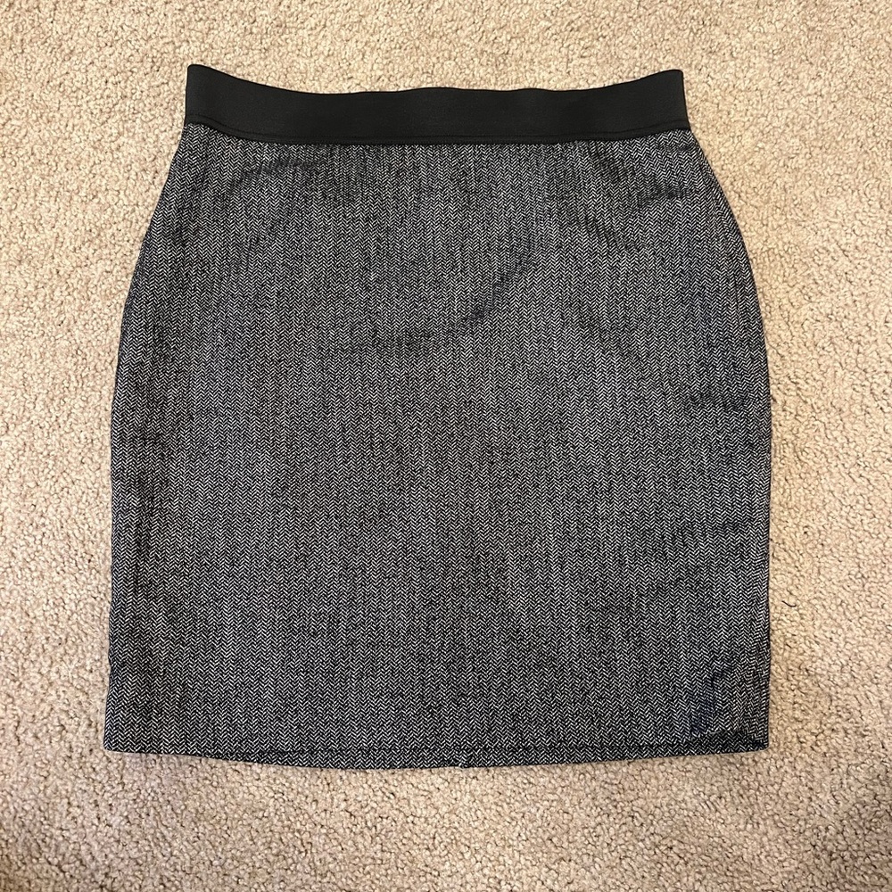 Express herringbone skirt